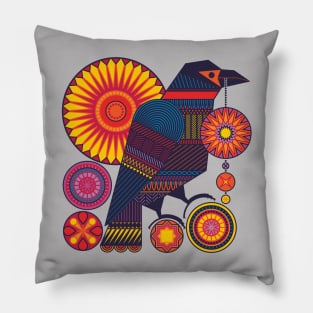 Palmer Midsummer Garden and Art Raven 2022 Pillow