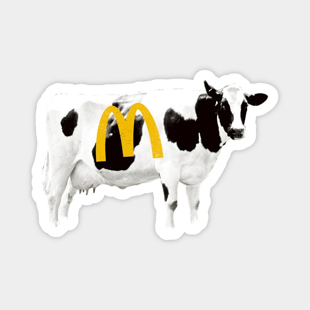 Mc Cow Magnet by francescosalerno