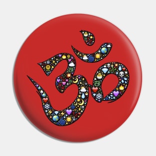 aum, the sound of the universe Pin