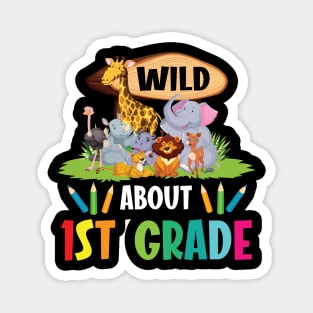 Animals Students Seniors Back To School Wild About 1st Grade Magnet