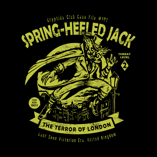 Spring-Heeled Jack - Cryptids Case Club #101 by heartattackjack