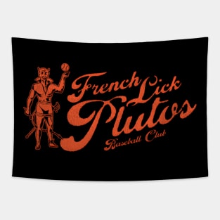 French Lick Plutos Baseball Team Tapestry