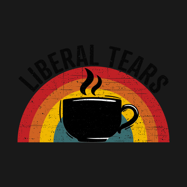 Liberal Tears Sunset Retro Gift by Creative Endeavors