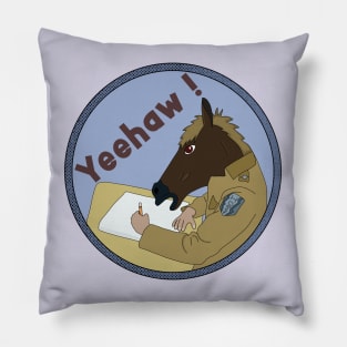 Yeehaw Horse Pillow