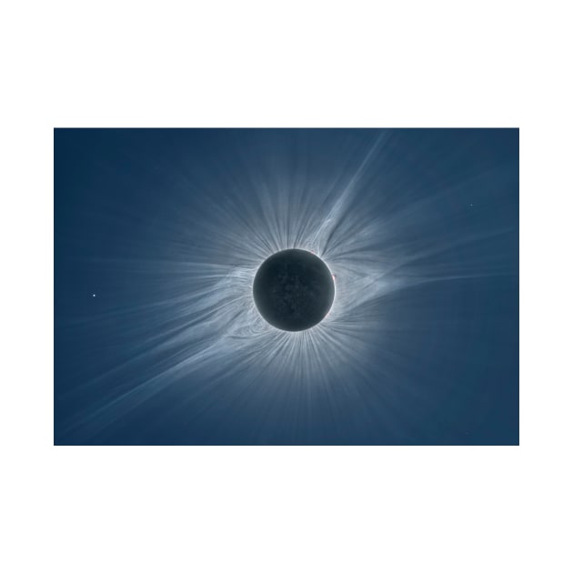 Total solar eclipse, corona at totality (C045/6510) by SciencePhoto