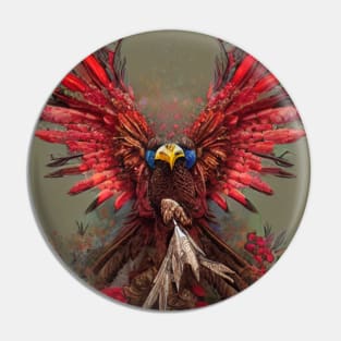 Red Adler Pin