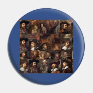 Rembrandt Paintings Mashup Pin