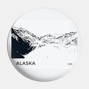 Alaska USA Pin