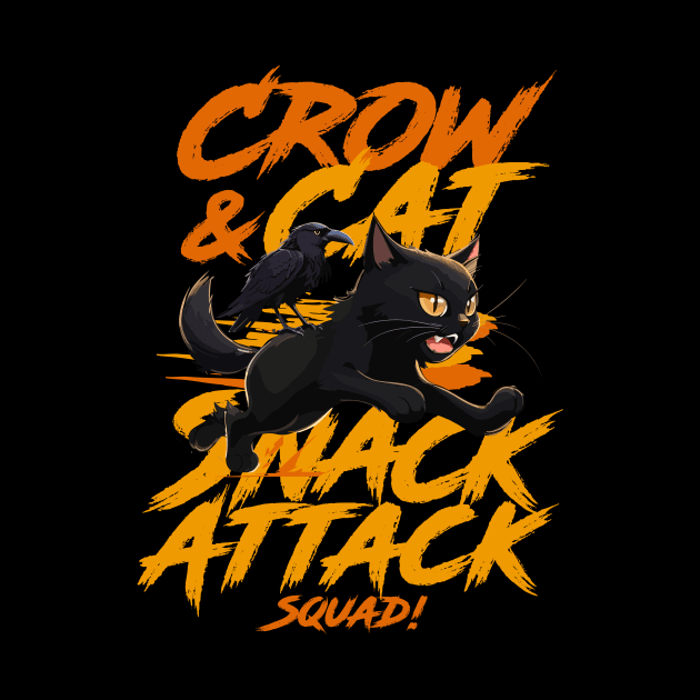 Crow & Cat – Snack Attack Squad by SergioCoelho_Arts