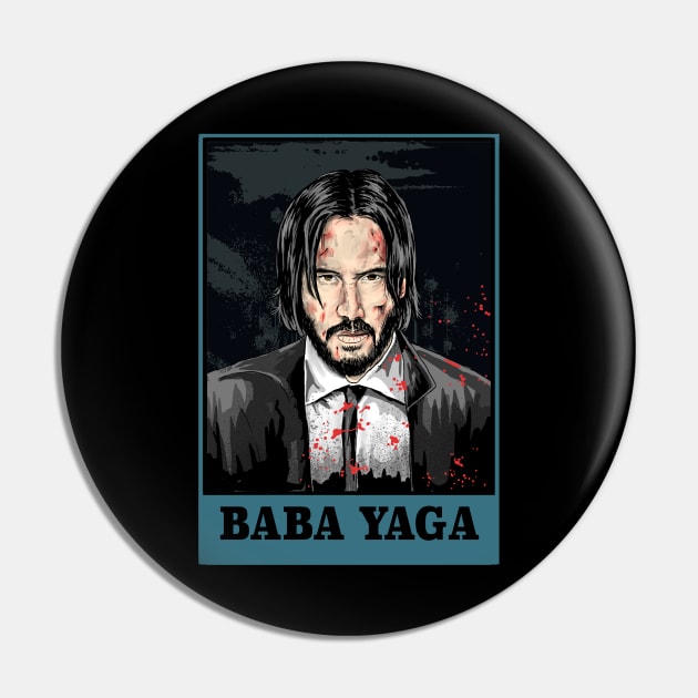 BABA YAGA Pin by AMOS_STUDIO