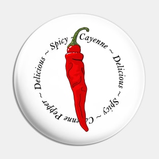 Cayenne Chili Pepper Pin