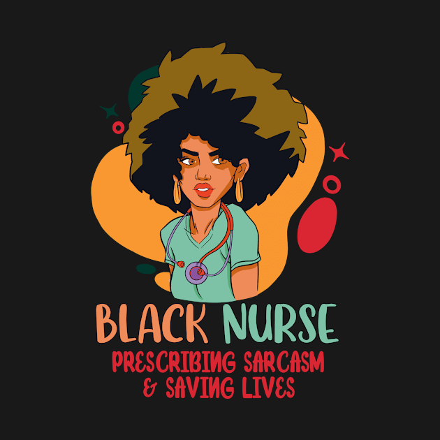 Black Nurse Afro American Medical Student by ZeitgeistDesign