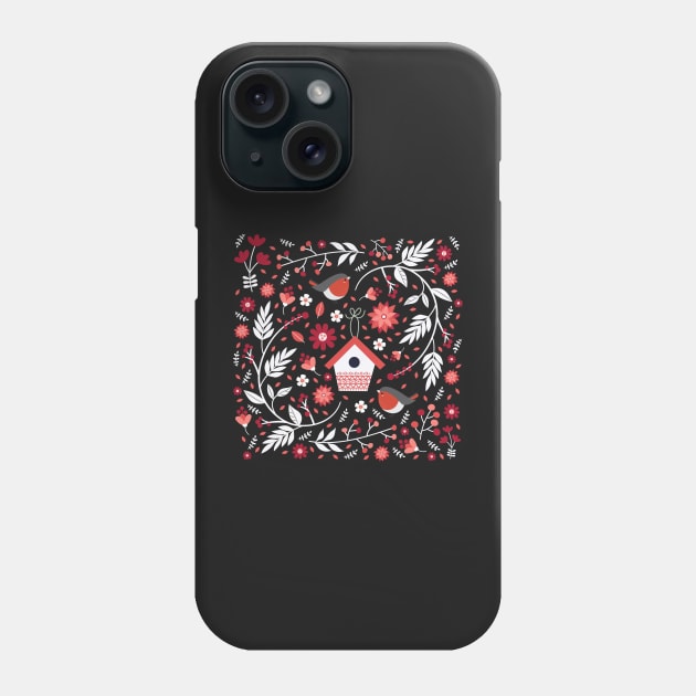 Love Birds Phone Case by Innsmouth