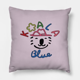 Koala Blue Pillow