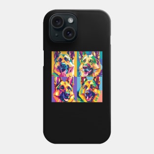 German Shepherd Dog Pop Art - Dog Lover Gifts Phone Case