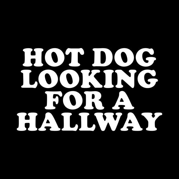 Hot Dog Looking For a Hallway by Rosiengo