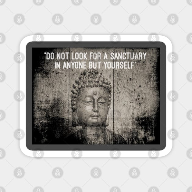 Buddha Quote Magnet by TheMonkeyKingArts