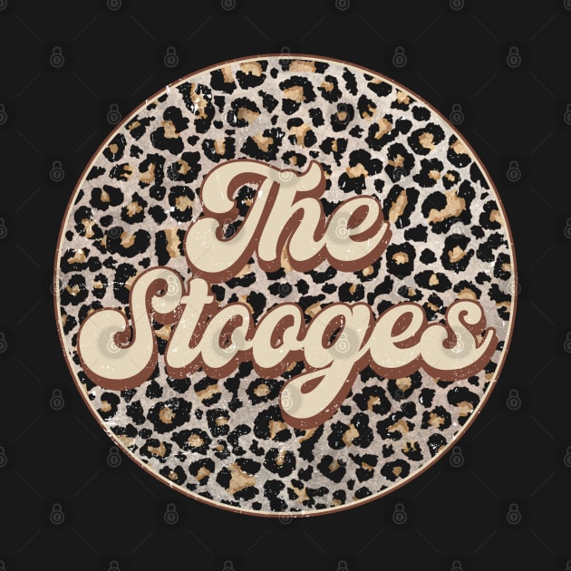 Retro Music Stooges Personalized Name Circle Birthday by BilodeauBlue