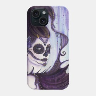 Personal prison day of the dead by Renee Lavoie Phone Case