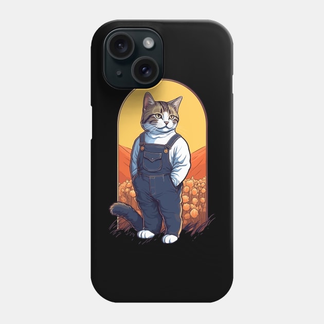 Funny Cat Farmer Meme Cowgirl Cowboy Country Phone Case by KsuAnn