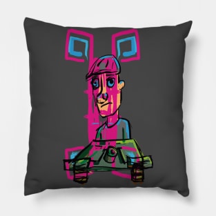 War Graffiti Pillow