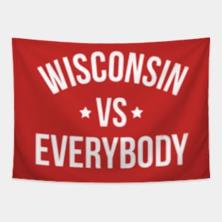 Wisconsin Vs. Everybody Tapestry