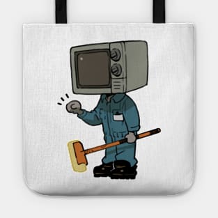 Tv-head of Virginia Tote