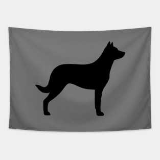 Beauceron Dog Breed Silhouette Tapestry