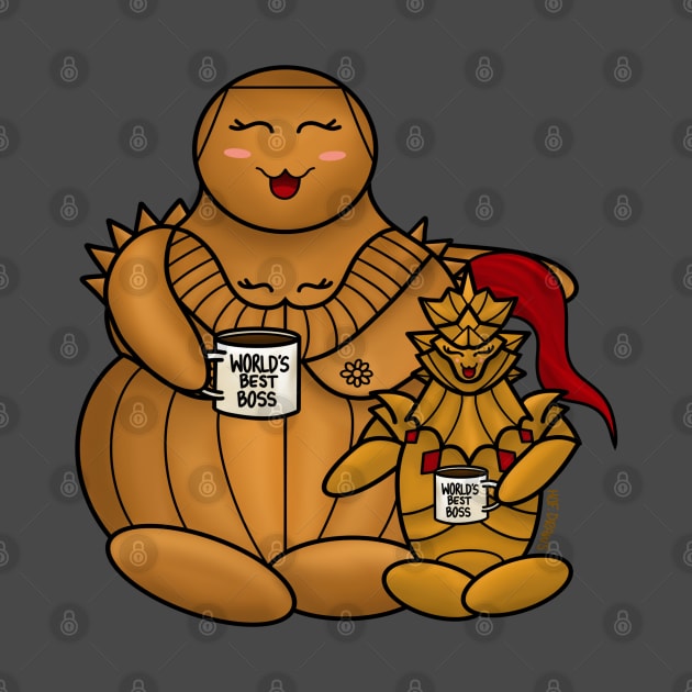 Ornstein & Smough Dark Souls by HofDraws