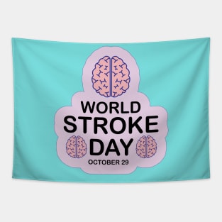 29 October World Stroke Day for Stroke awareness Tapestry