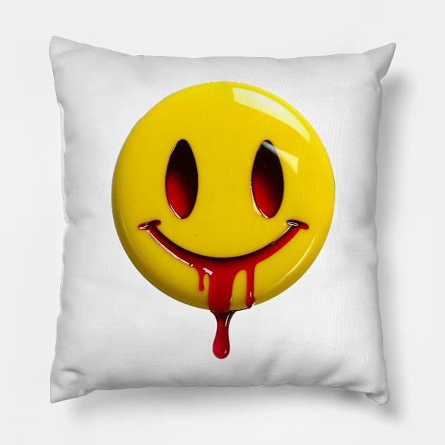 That Bloody Smile Pillow by pandas doing stuff