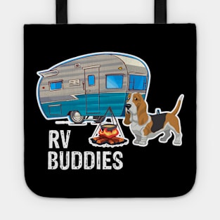 Basset Hound Dog Rv Buddies Pet Lovers Funny Camping Camper Tote