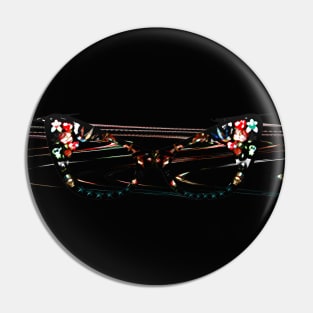 Black Diva Glasses Pin