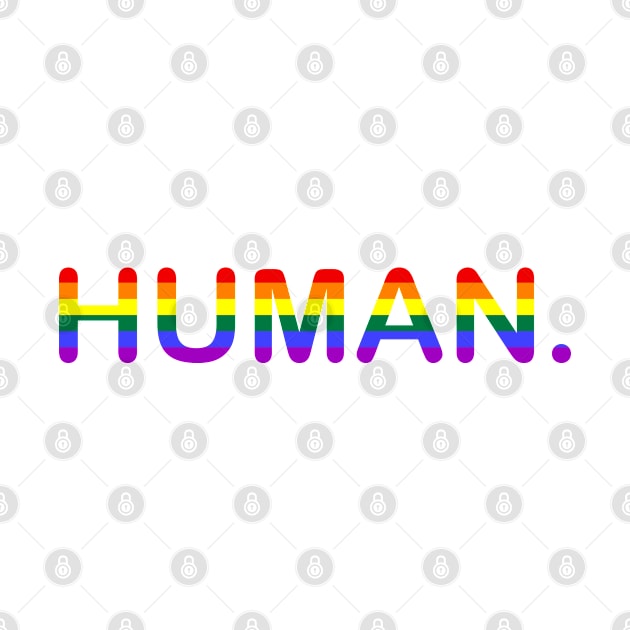 Rainbow Human LGBT Pride by Pridish