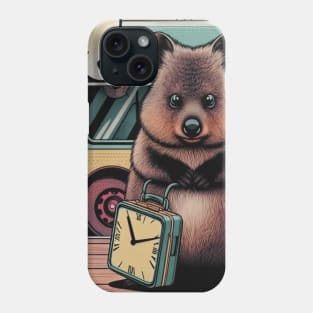 Cute Quokka: I´m not late Iam just early for tomorrow. Phone Case