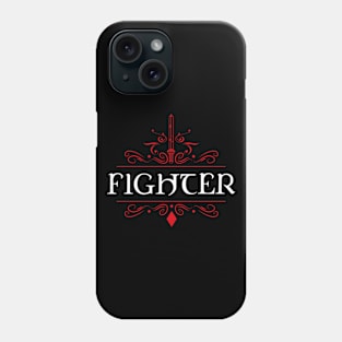 Fighter Game Night Uniform Tabletop RPG Character Classes Series Phone Case