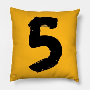 Number 5 Pillow