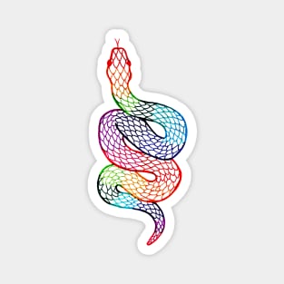 Rainbow Snake Magnet