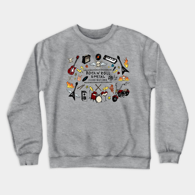 metallica crew neck sweatshirt