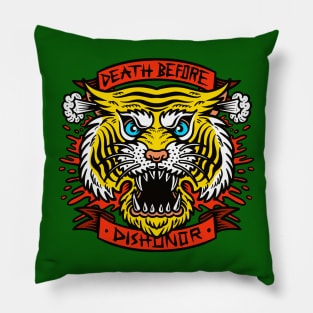 Death Before Dishonor (front print) Pillow
