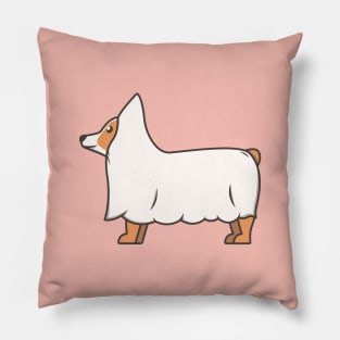 Ghost corgi Pillow