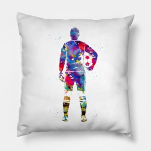 Soccer Player Goalkeeper Pillow