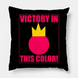 Stick Fight - Red Victory in this Color Pillow