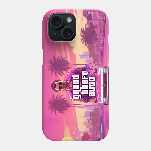 GTA 6 Phone Case by Buff Geeks Art