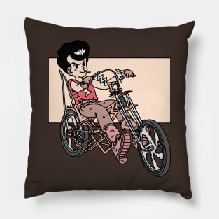 motorcycle chopper Pillow