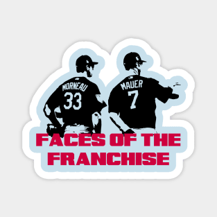 Mauer & Morneau Faces of the Franchise Magnet