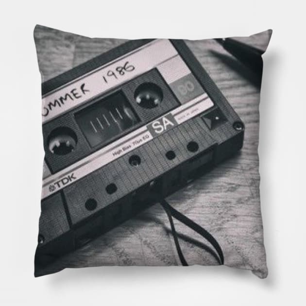 Tape deck Pillow by Ding Dang