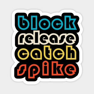 Block Release Catch Spike Magnet