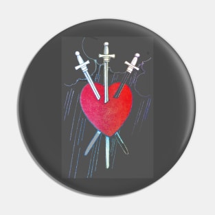 Three of Swords Pin