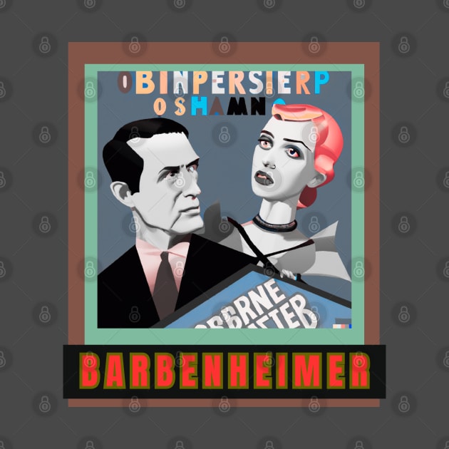 Barbenheimer. Classic Film Poster. Colorized Version. by SwagOMart